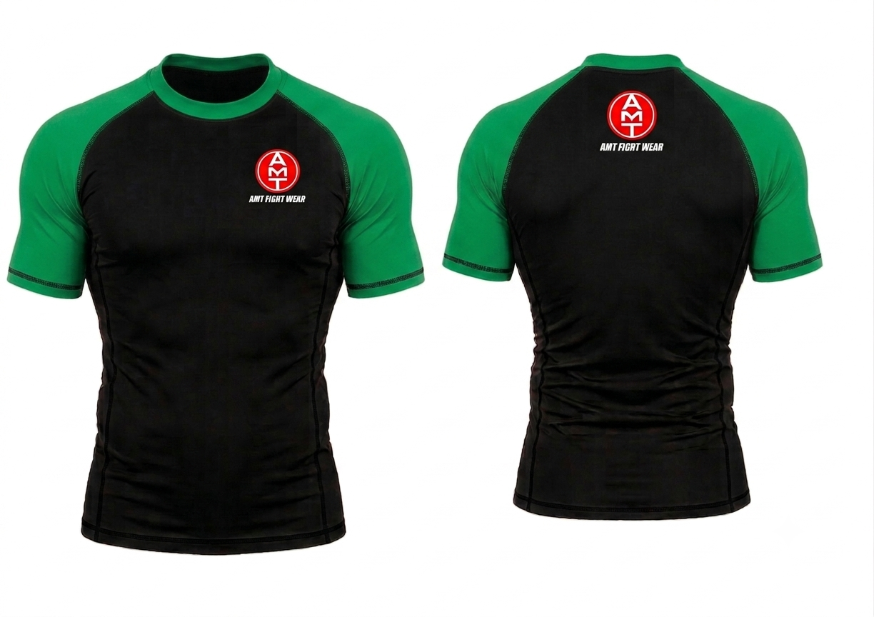 Rashguard Infantil Manga Curta Básica AMT Fight Wear