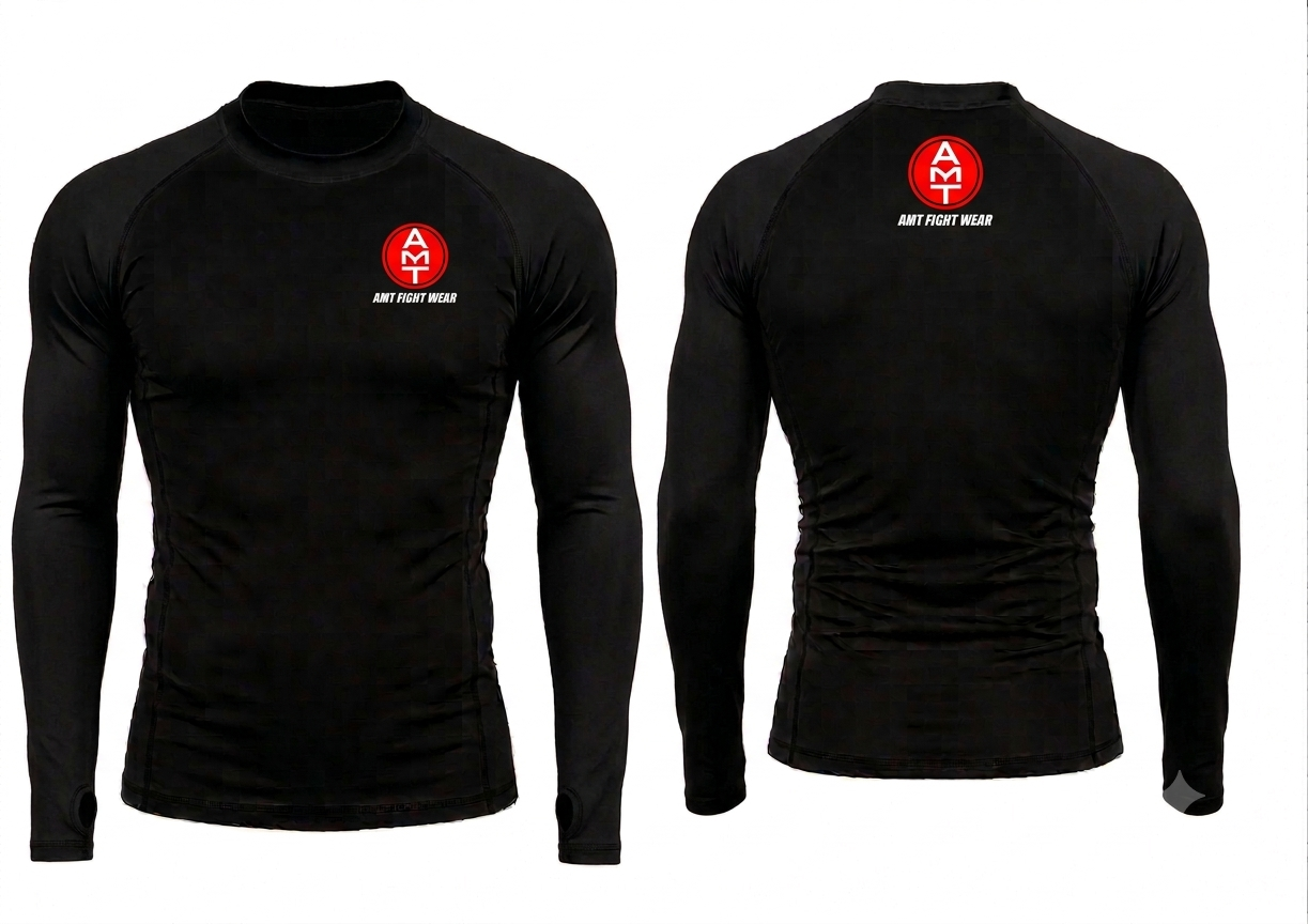 Rashguard Full Color Manga Longa Básica AMT Fight Wear