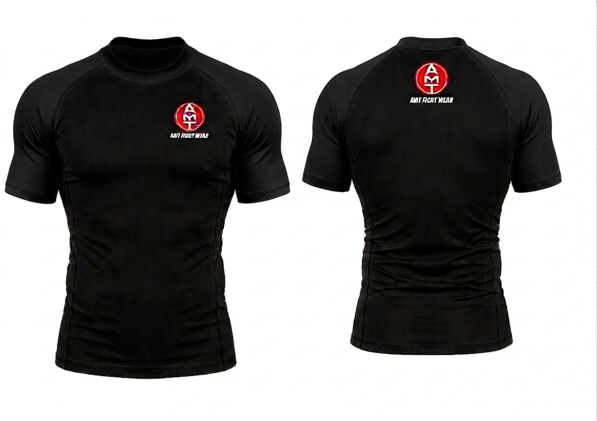 Rashguard Manga Curta Básica AMT Fight Wear